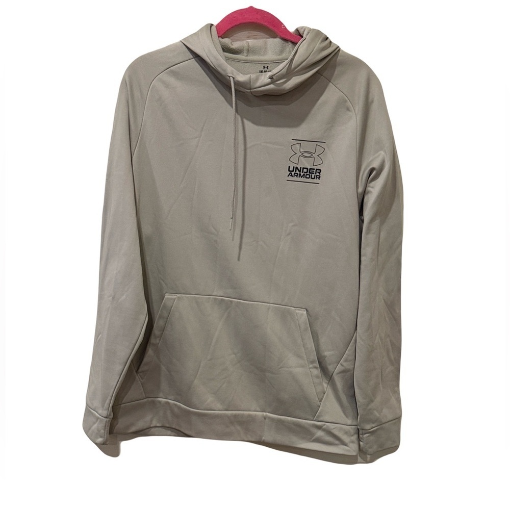 Under Armour tan hoodie, large